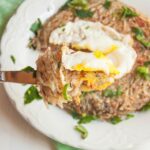 Mushroom Cheese Stuffed Hash Browns