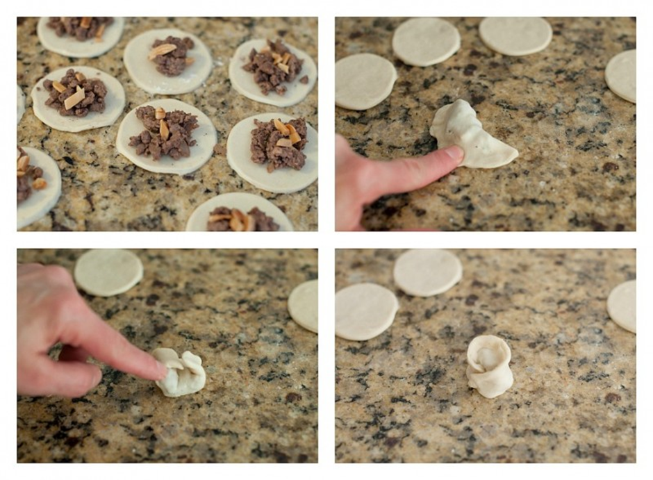 Shaping the dough