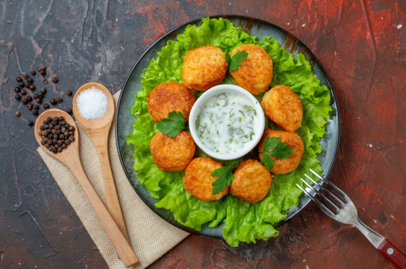 Haloumi Cheese Olive Poppers