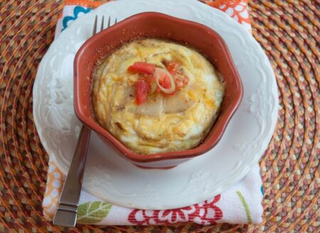 Baked Egg Potato Onion Cup