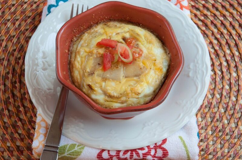 Baked Egg Potato Onion Cup
