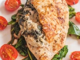 Goat Cheese Stuffed Chicken Breast