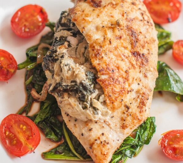 Goat Cheese Stuffed Chicken Breast