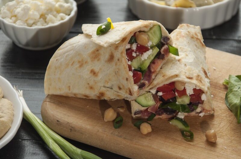 Hummus Veggie Wrap