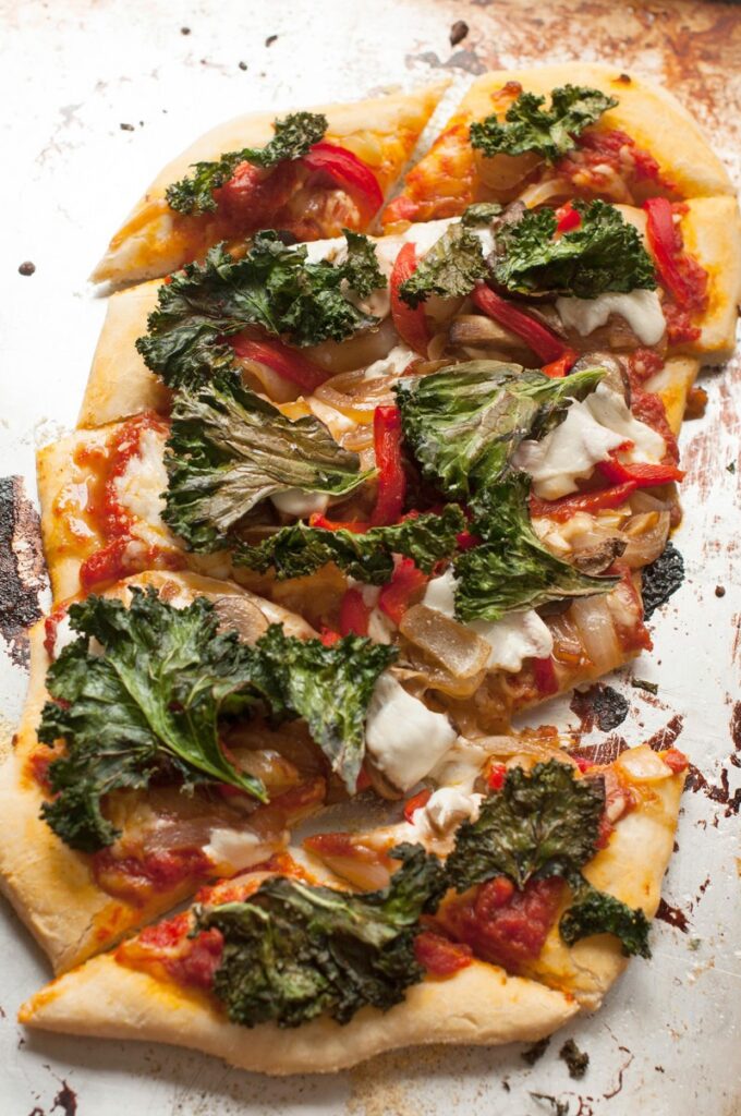 Kale Chip Pizza