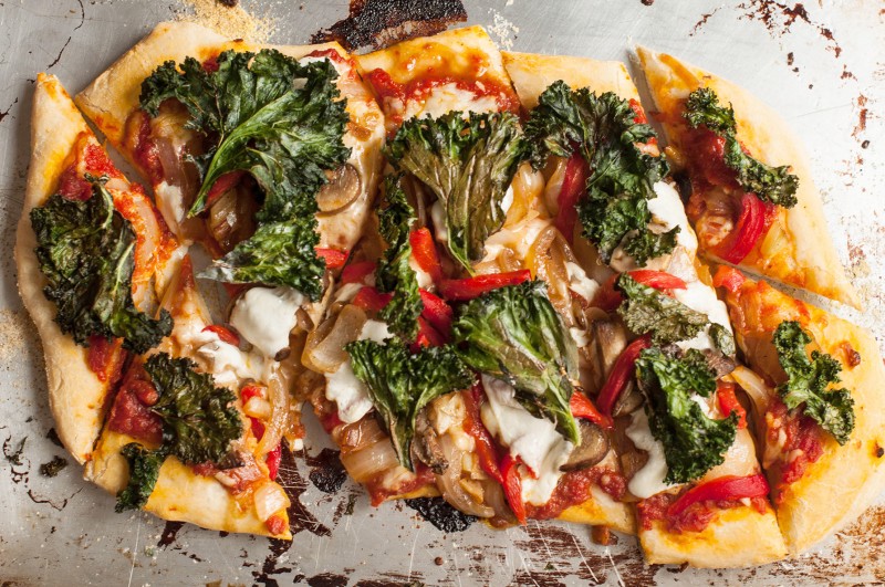 Kale Chip Pizza