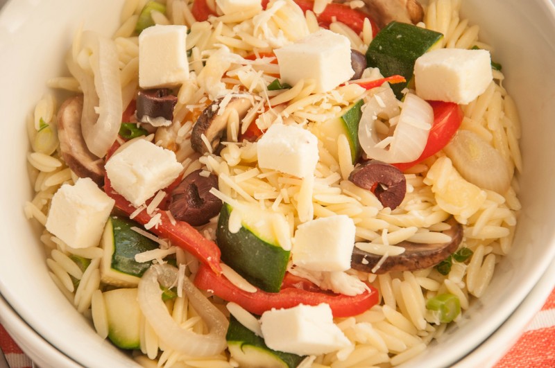 Lots of vegetables with Parmesan cheese