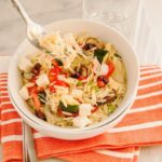 Parmesan Mozzarella Orzo Vegetable Bowl