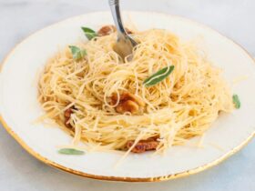 Pasta and Walnuts in Sage Brown Butter