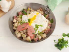 Potato Hash with Smoked Turkey Sausage
