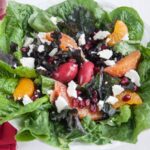 Purple Kale Salad with Pomegranate Vinaigrette