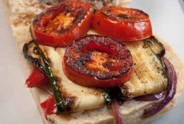 Skillet Roasted Vegetable Muffuletta