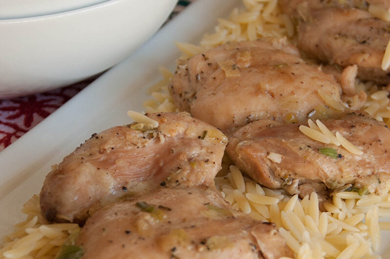 Skillet Rosemary Chicken Thighs
