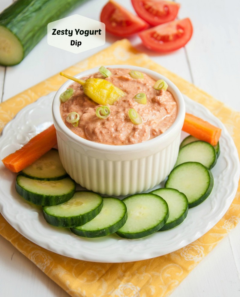 Skinny Zesty Yogurt Dip