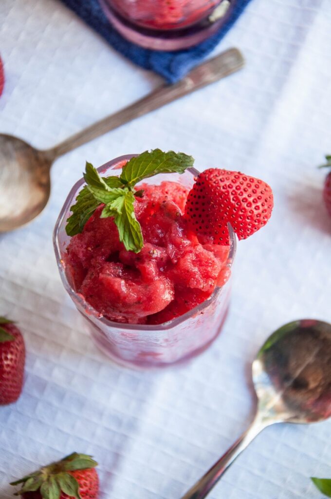 Strawberry Granita