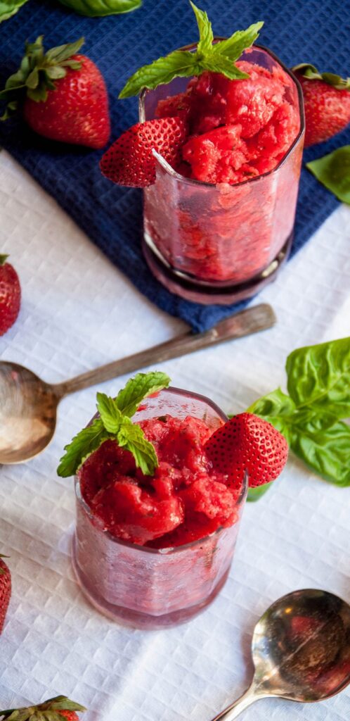 Strawberry Granita