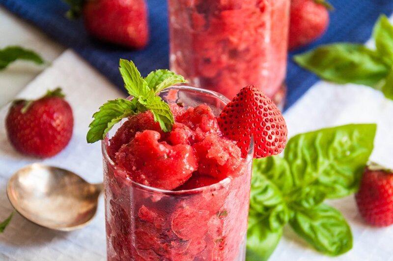 Strawberry Granita