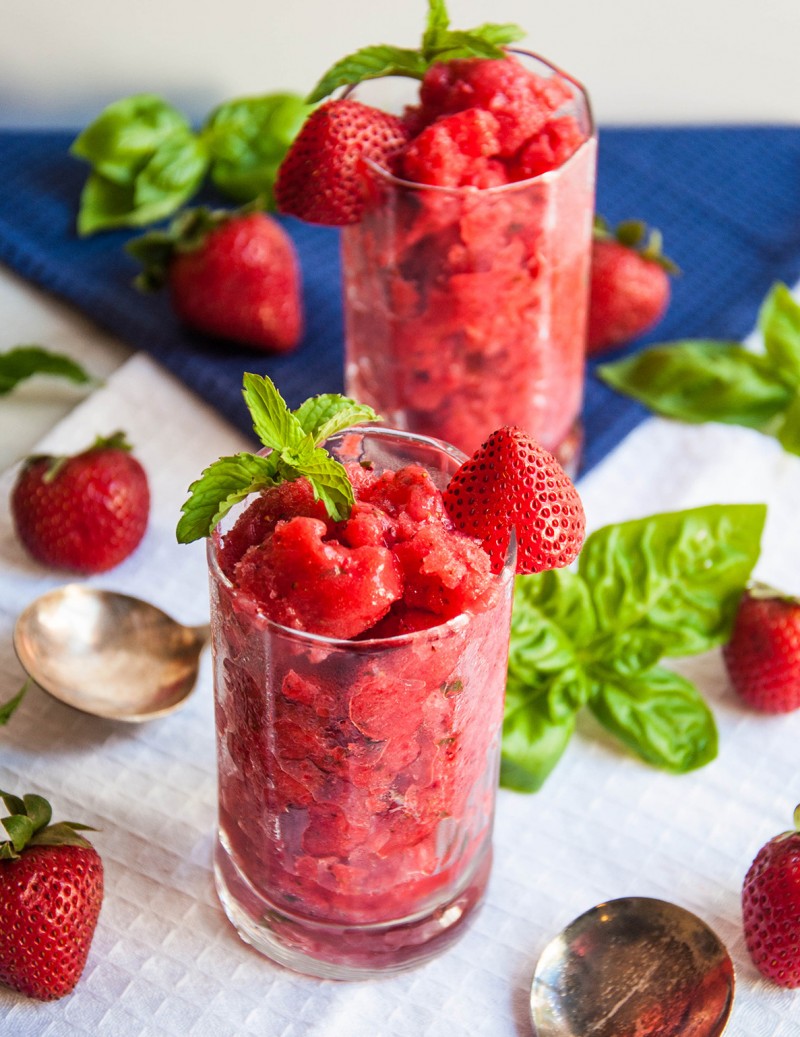 Strawberry Granita