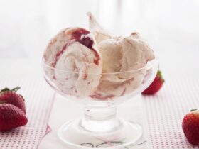 Strawberry Rose Meringue Cookies